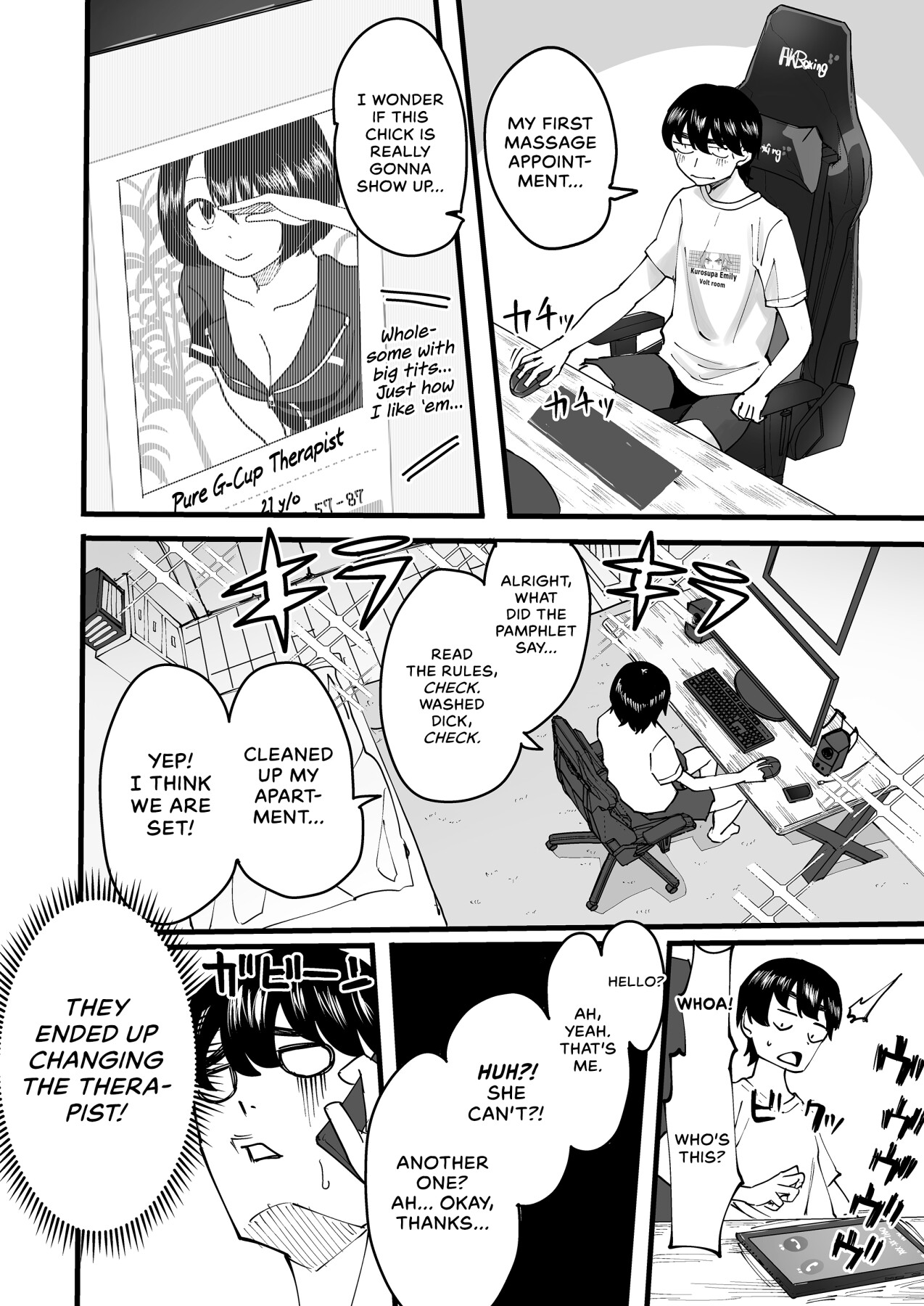 Hentai Manga Comic-Happy Endings with a Tanned Gyaru Massage Therapist-Read-3